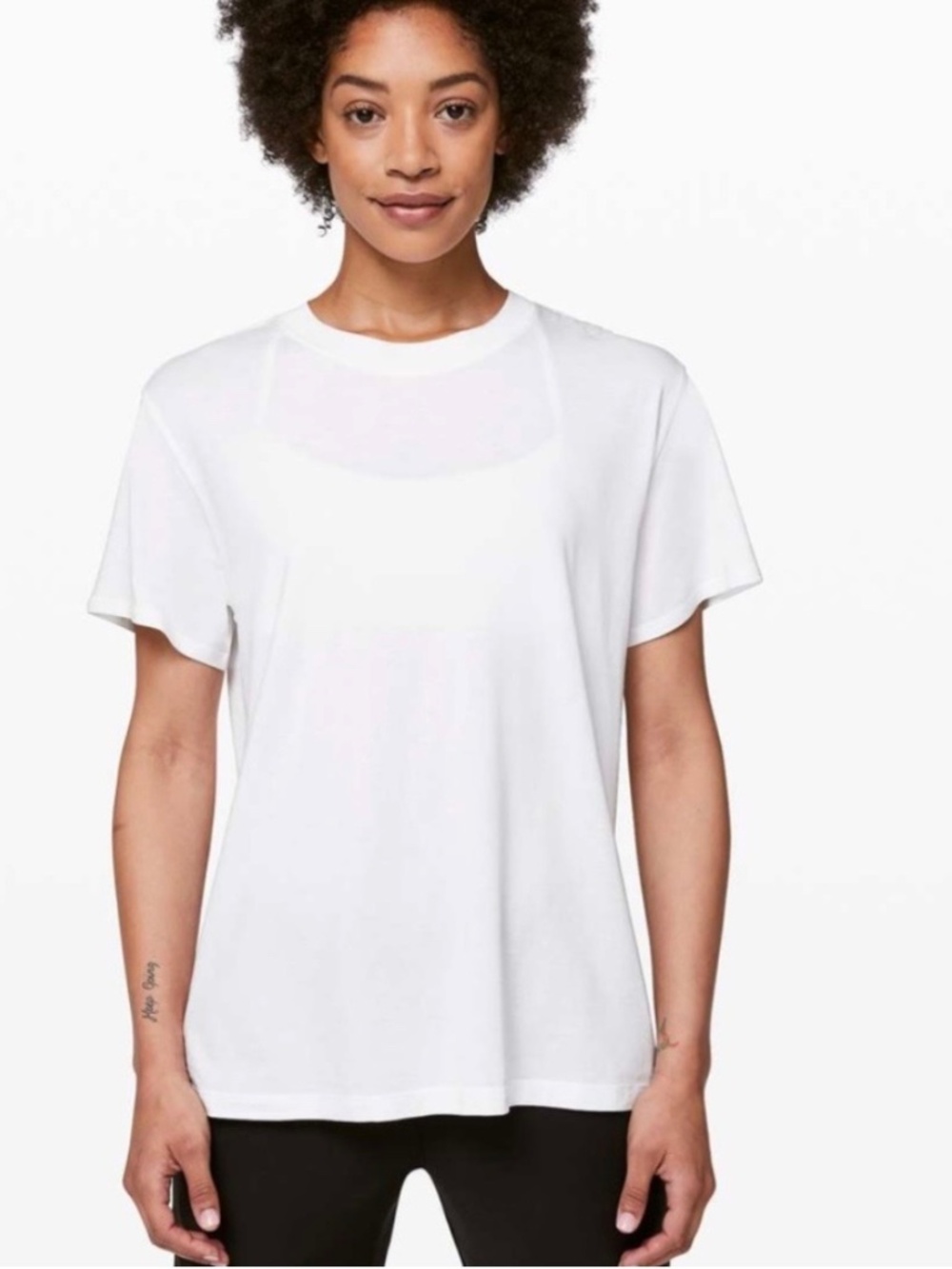 Lululemon White All Yours Tee T-Shirt